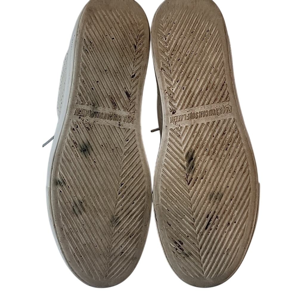 P448 Thea Python Roccia White Leather Platform Sn… - image 7